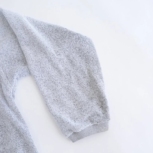 VTG 90S Gray Embroidered Great Lakes Mi Nautical  Light Towers Pull Over Sweater - Picture 4 of 9